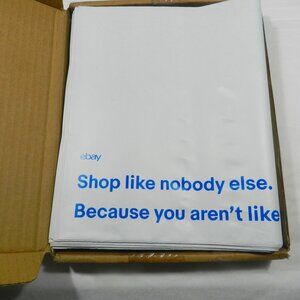 50 eBay Branded Poly Mailers NO Padding 9" x 11.5"